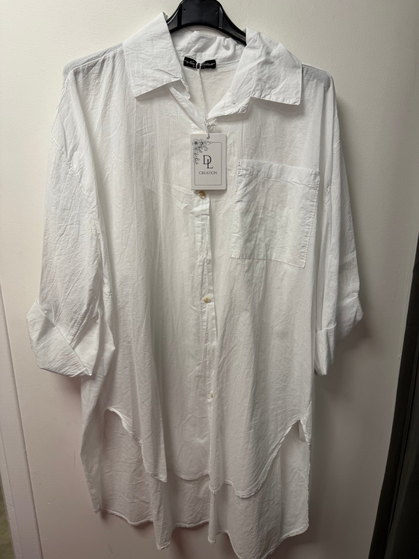 Chemise coton à Manches