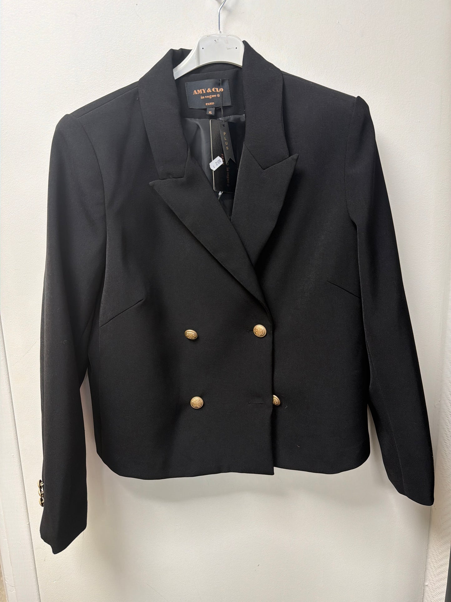 Blazer court double boutonnage A04134