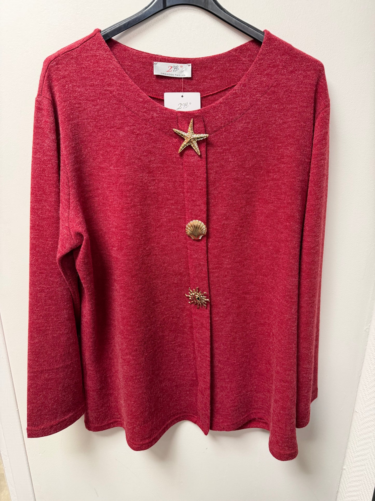 1757 Pull Fluide en Maille