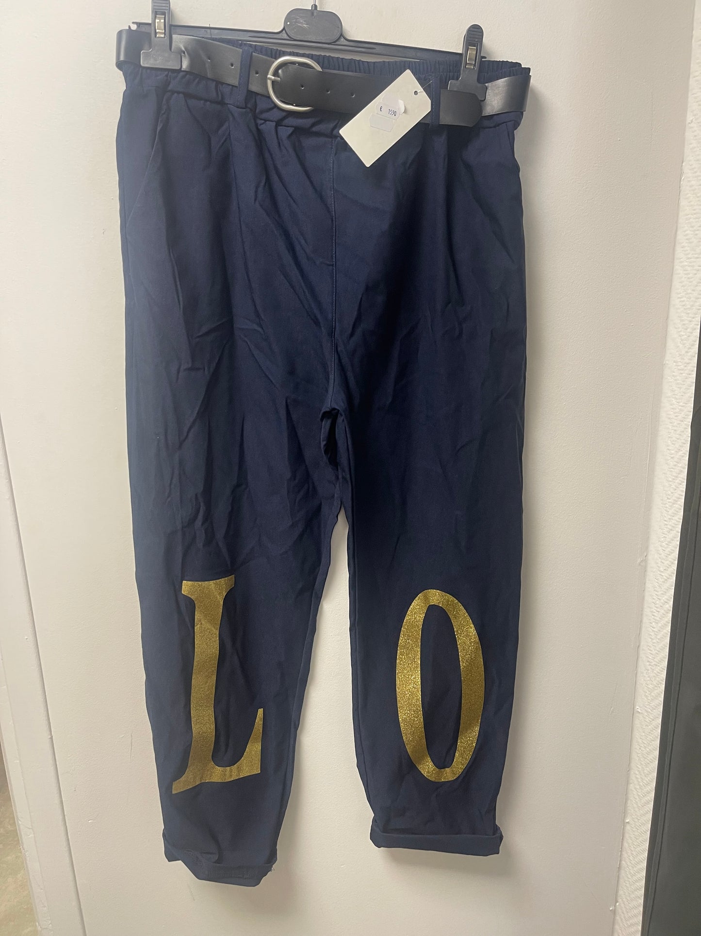 Pantalon motif love