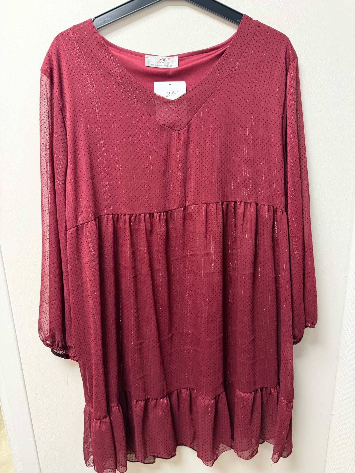 R1707 robe, petits pois