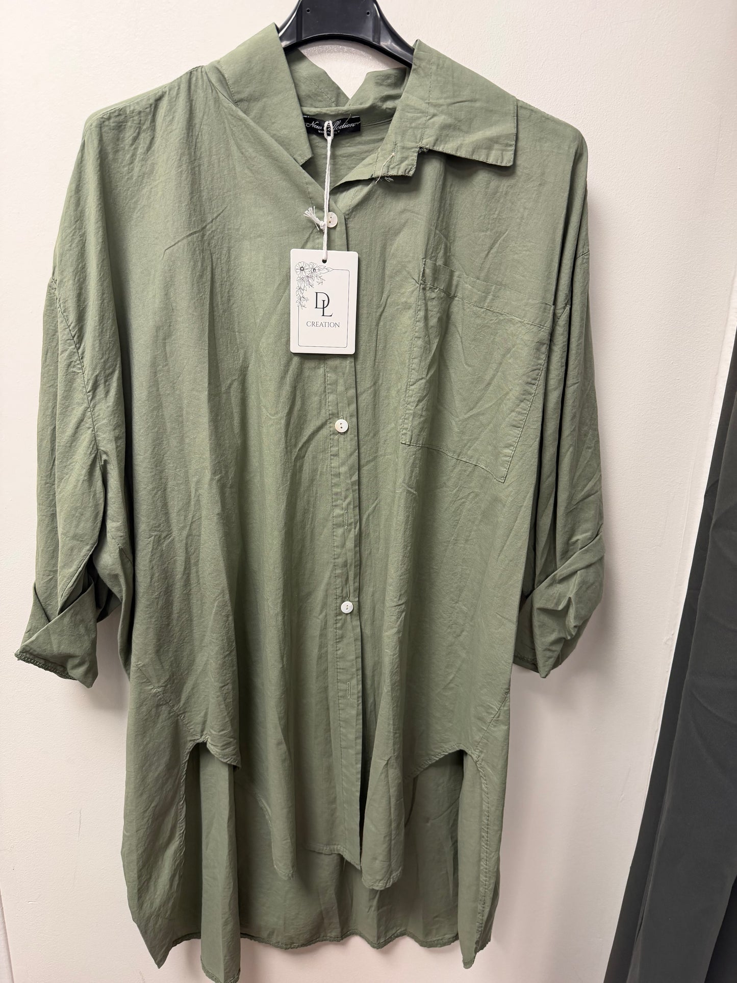 Chemise coton  à Manches
