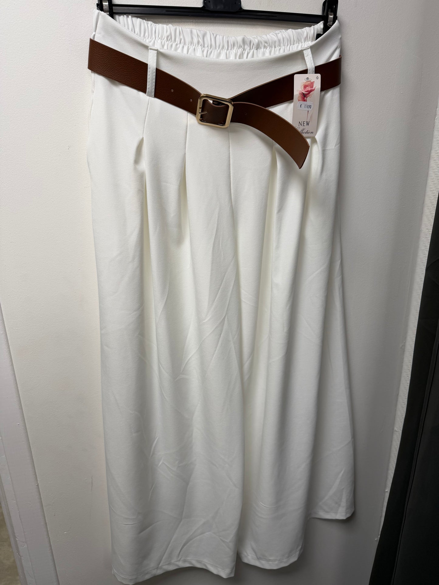 Pantalon Large Fluide à Pinces 16008