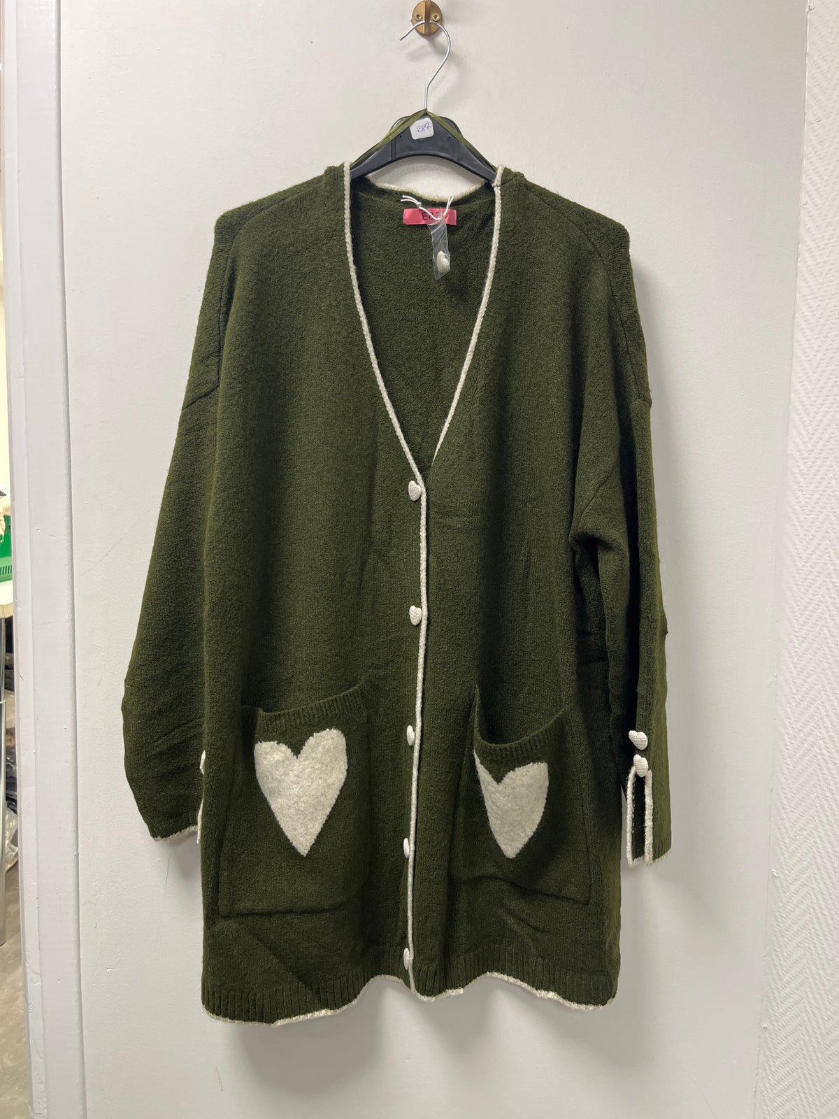 6827 pull gilet cœur