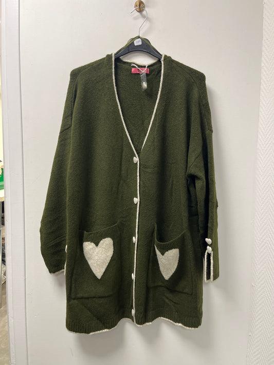 6827 pull gilet cœur