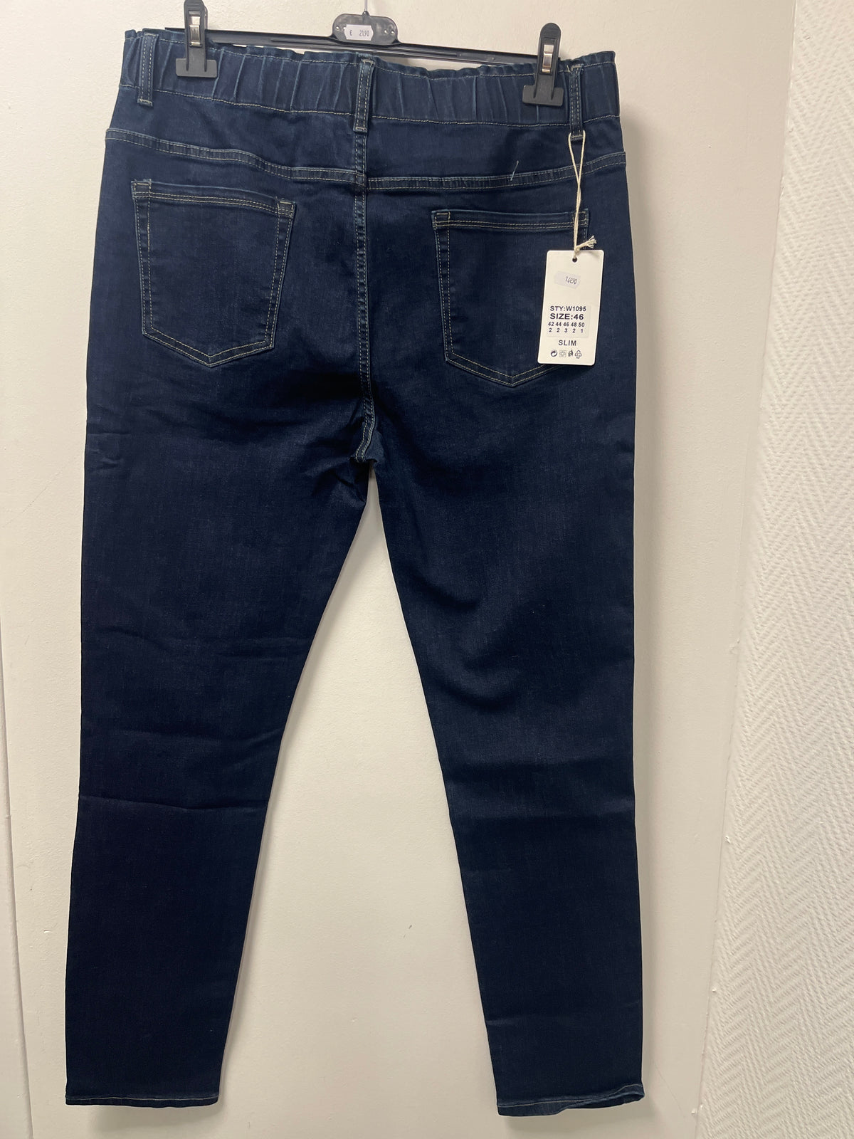 1095 jean élastique bleu marine✅