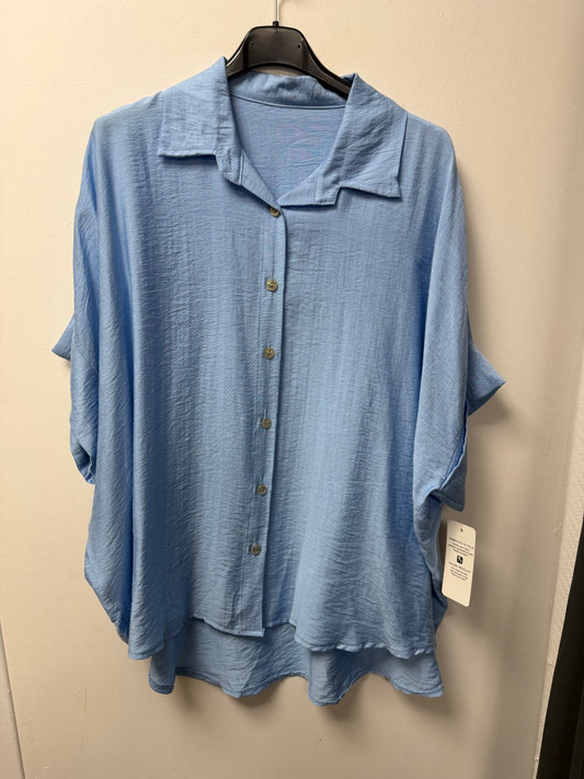 Chemise Oversize en Crêpe de Coton 50385