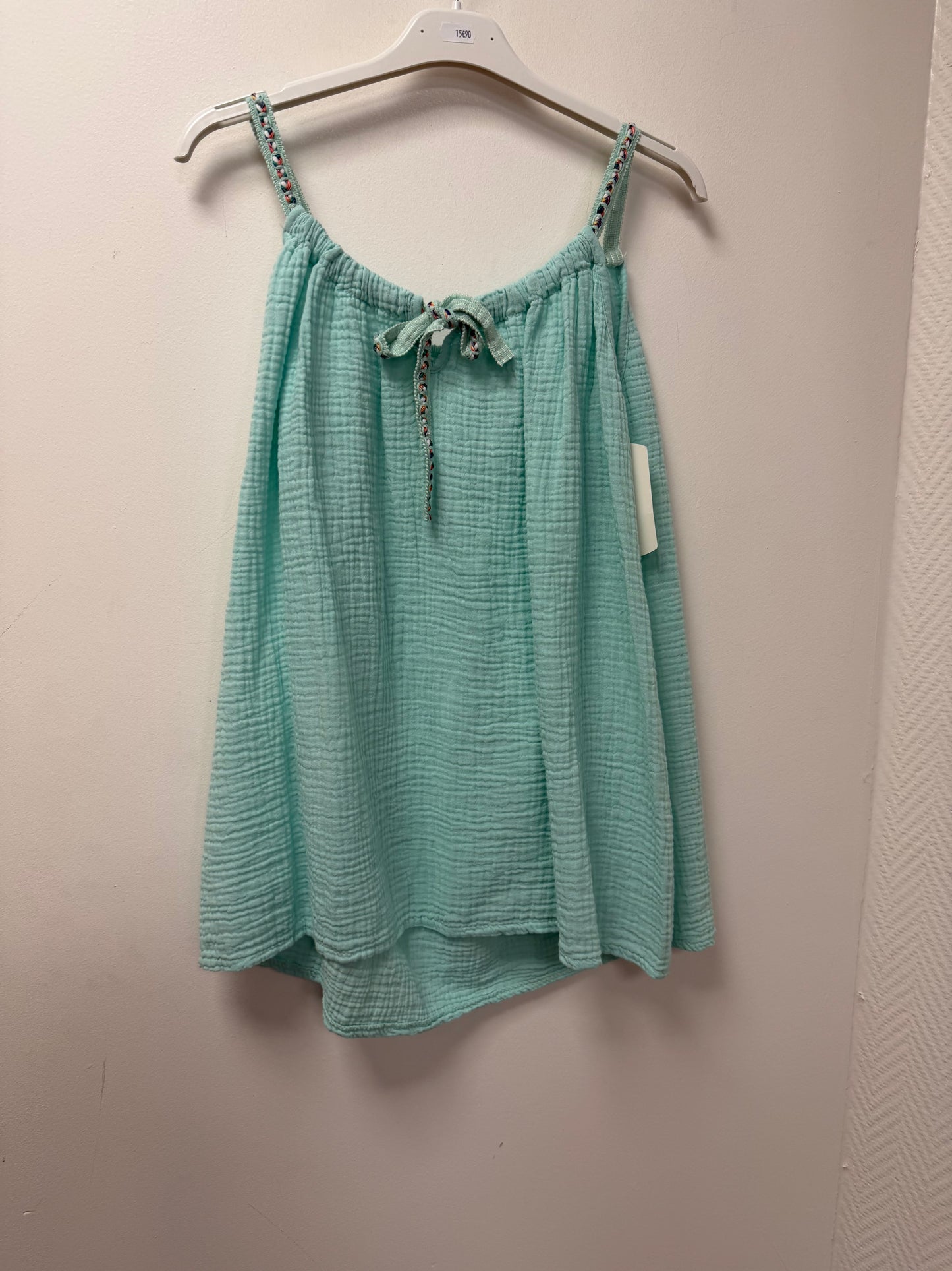 Débardeur Rose en Gaze de Coton – Douceur & Confort 5299