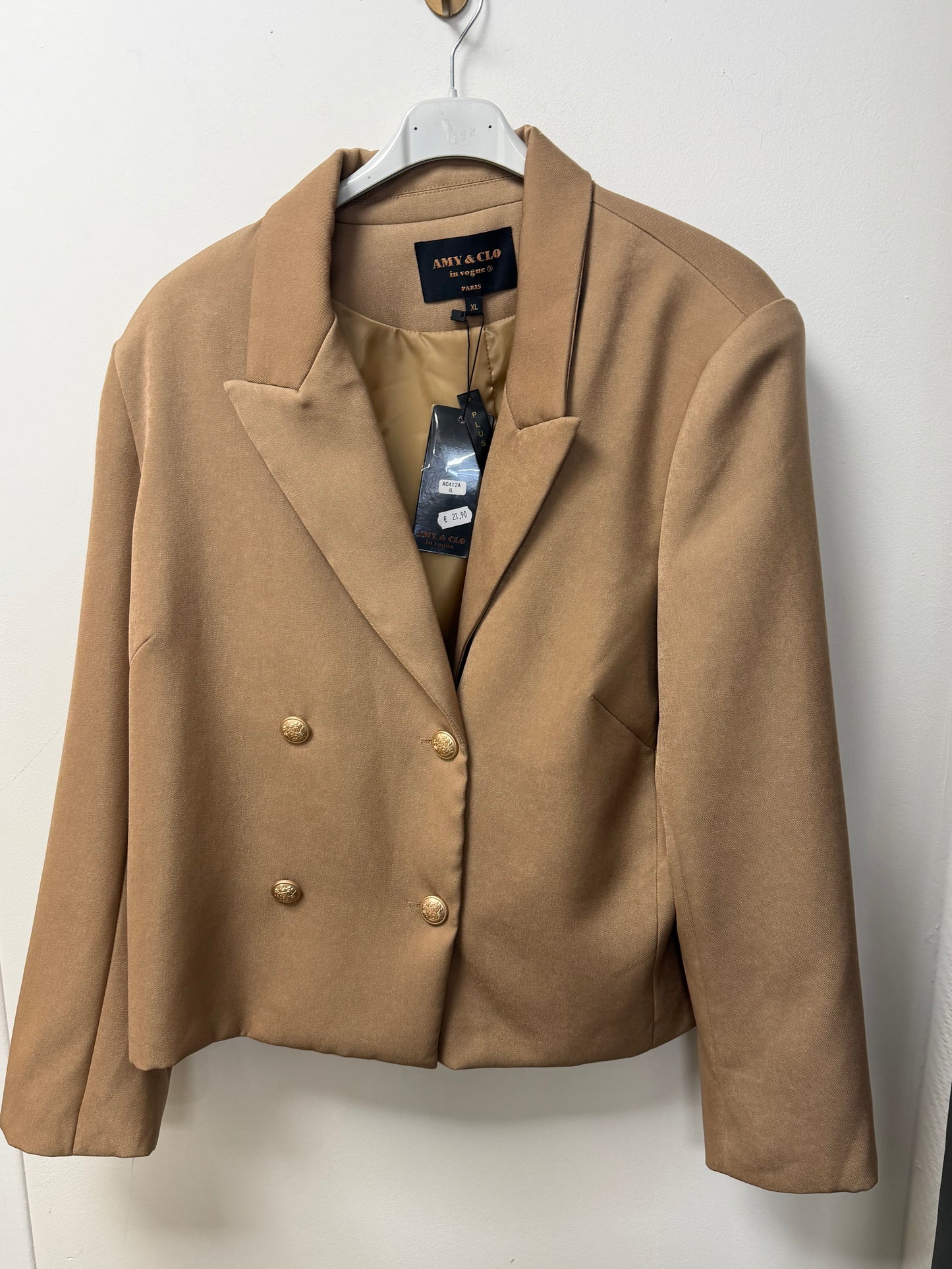 Blazer court double boutonnage A04134
