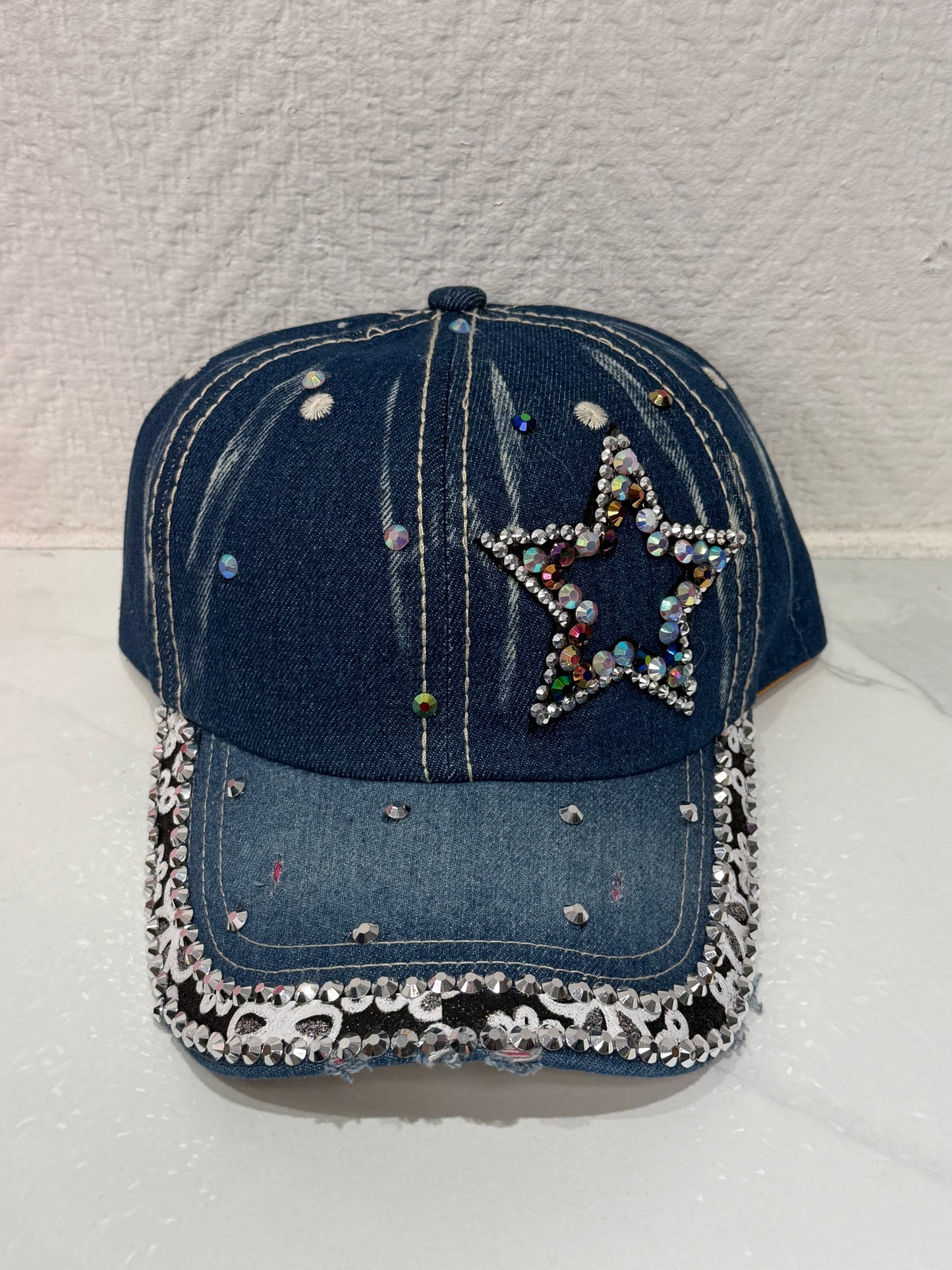 Casquette denim