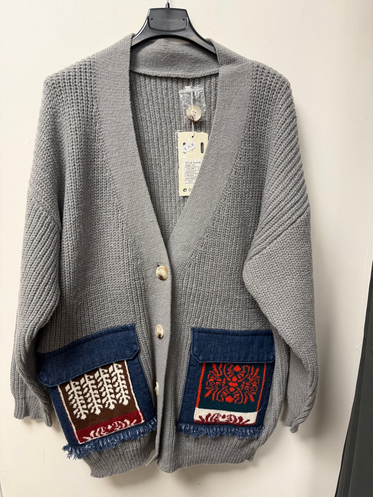 Gilet Oversize Maille & Poches - Style Casual Chic