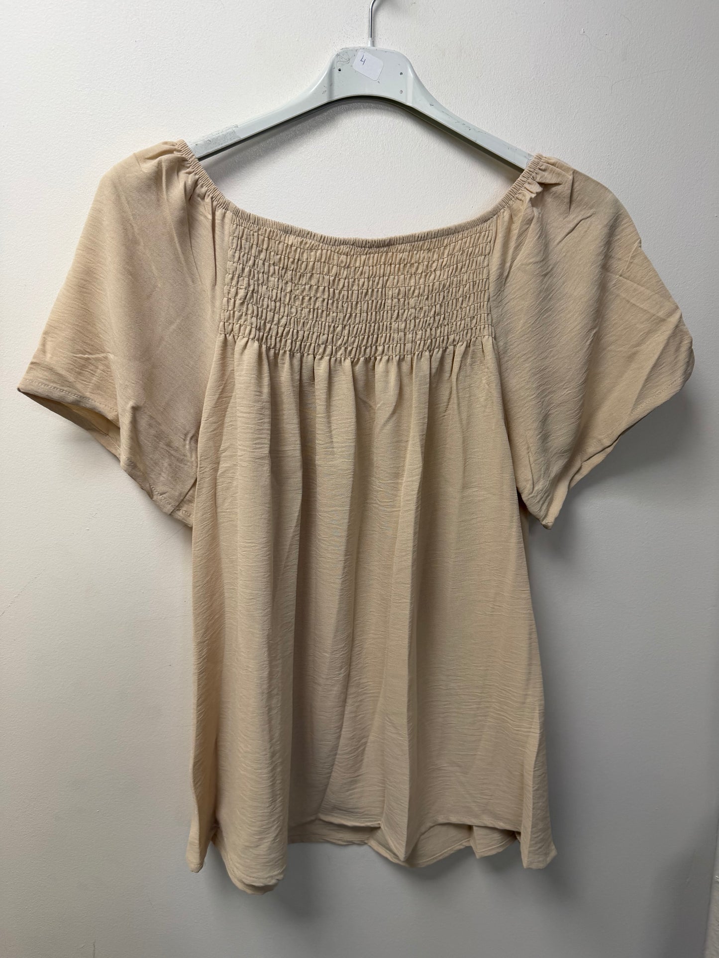 Top col bardot manche courte 7143