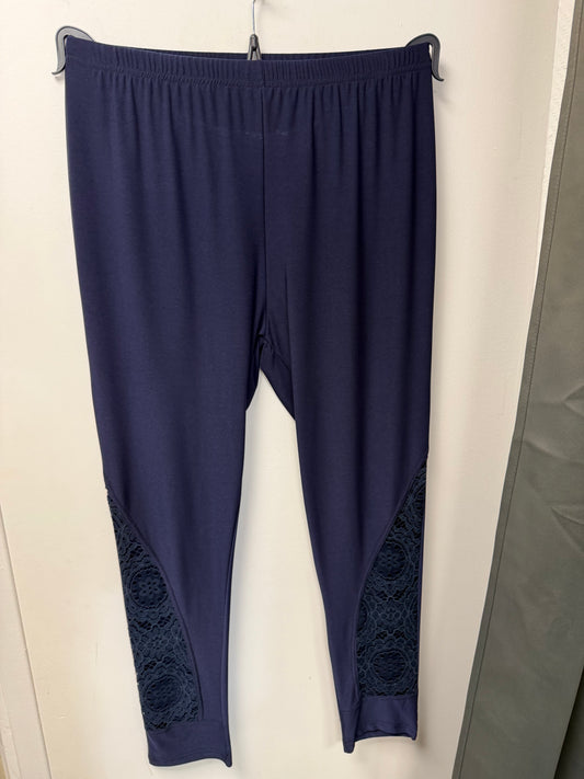 Legging Confort & Détails Dentelle – L’Essentiel Féminin