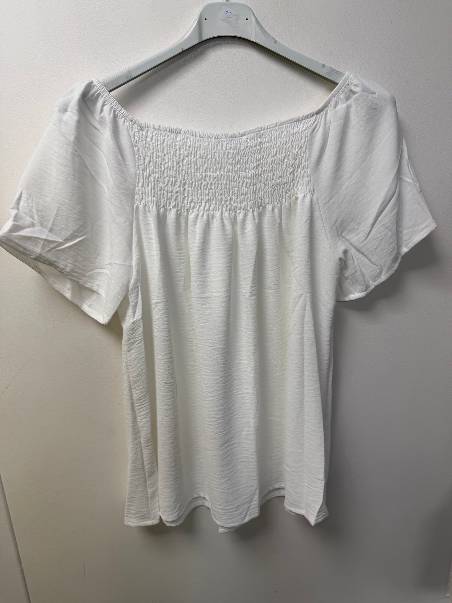 Top col bardot manche courte 7143