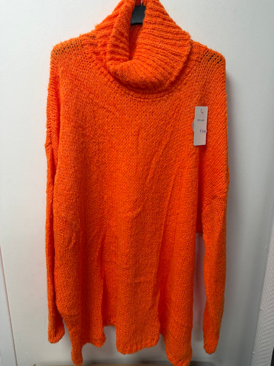 Pull Oversize à Col Roulé en Maille 9026