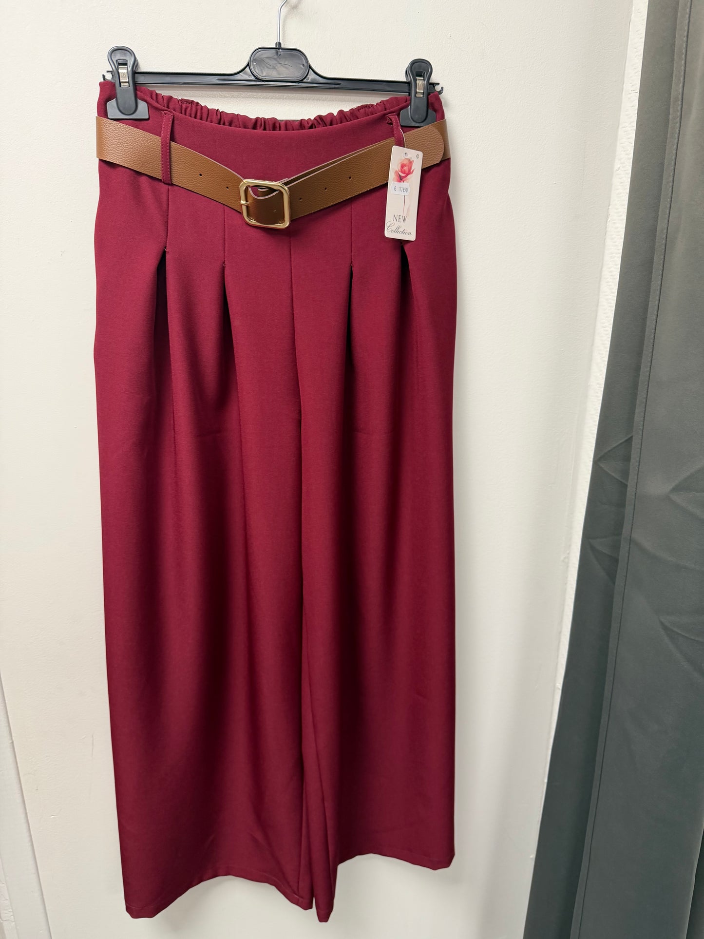 Pantalon Large Fluide à Pinces 16008