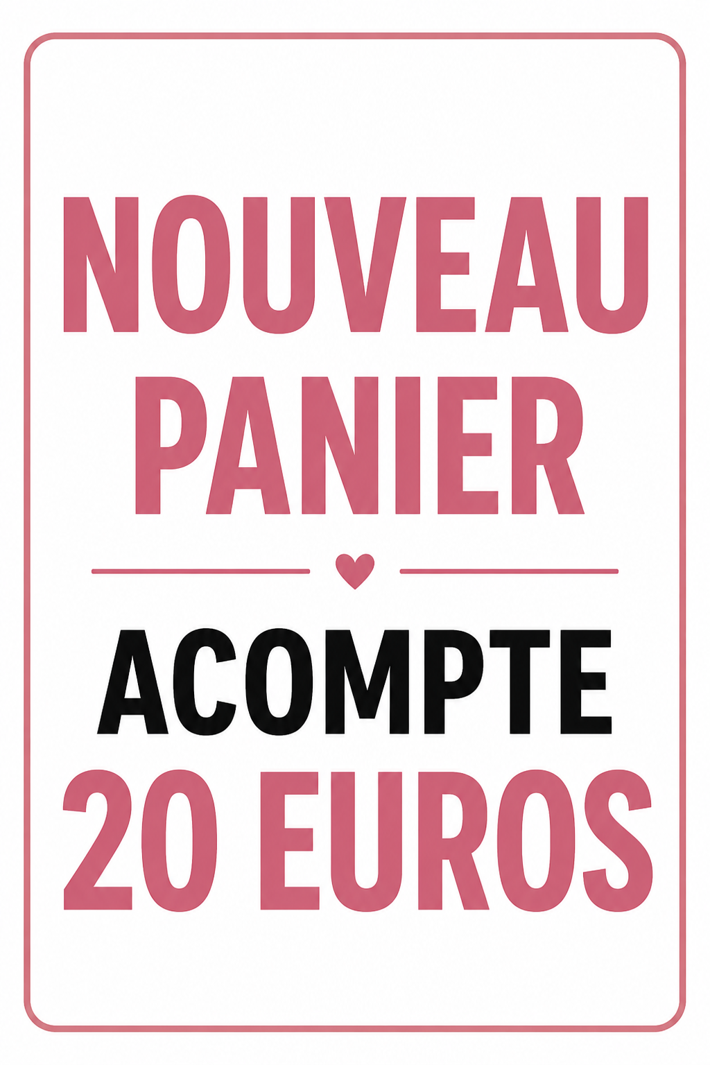 NOUVEAU PANIER