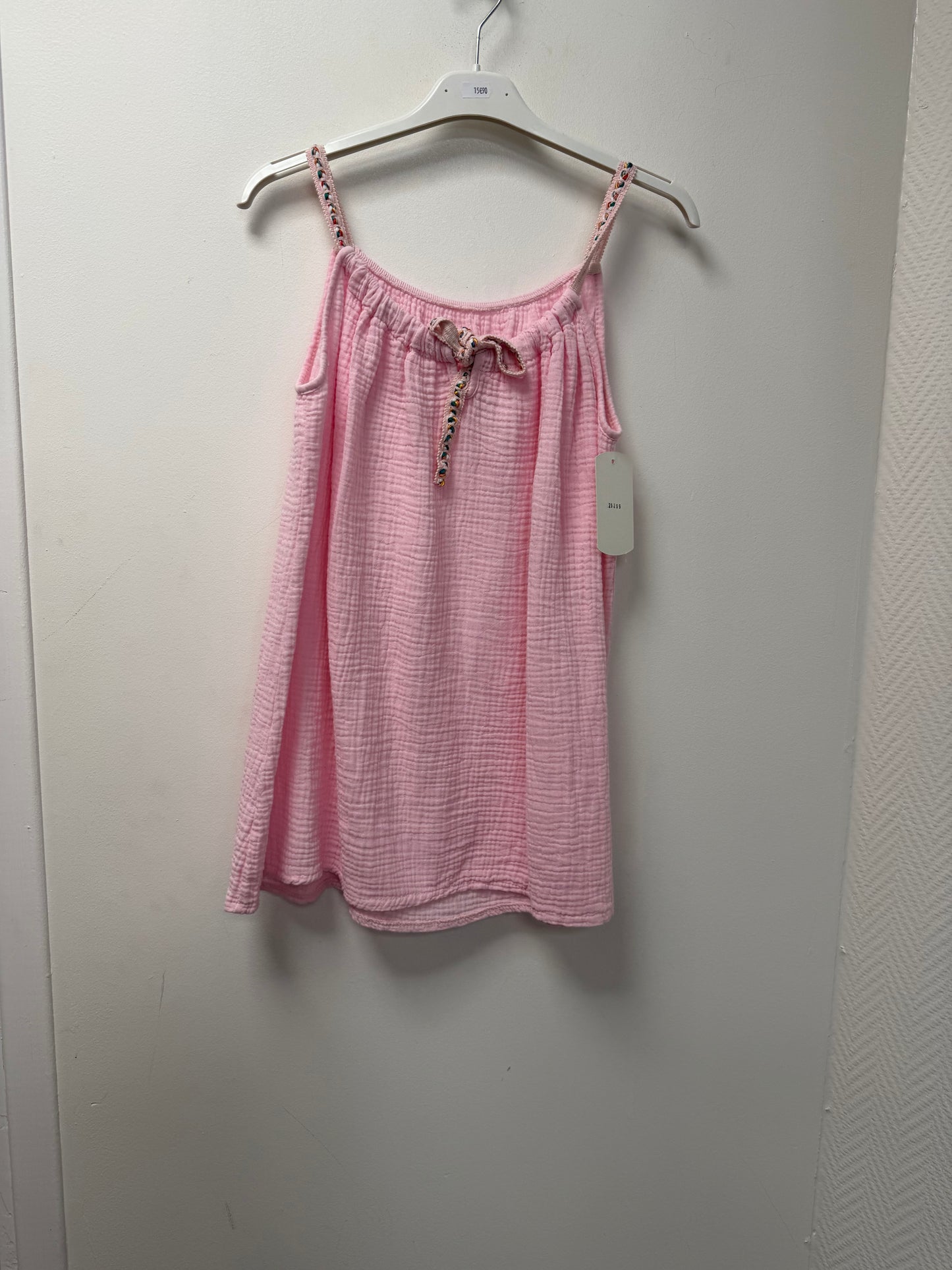 Débardeur Rose en Gaze de Coton – Douceur & Confort 5299