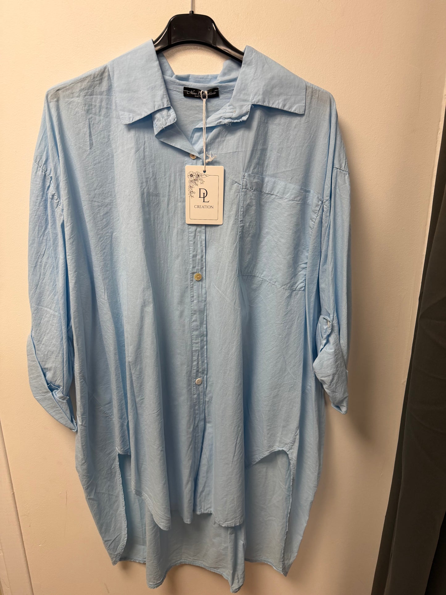 Chemise coton  à Manches