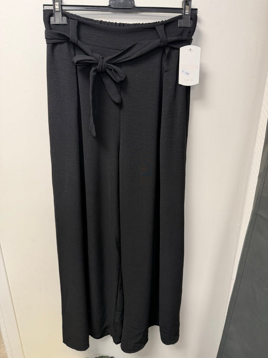 Pantalon Large Fluide  avec Ceinture Nouée 5551
