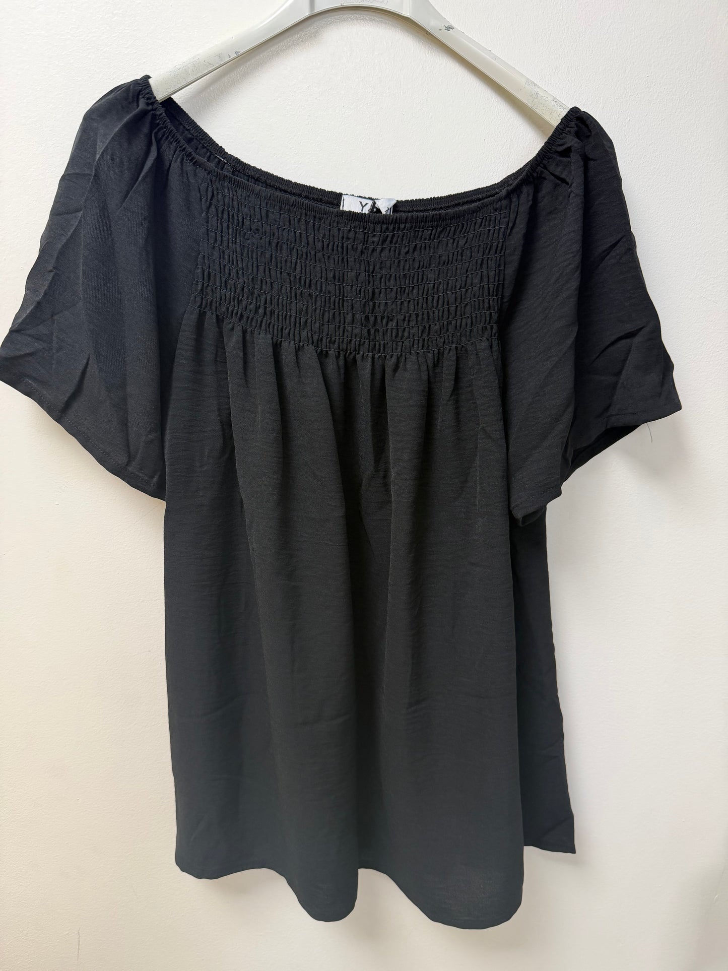 Top col bardot manche courte 7143