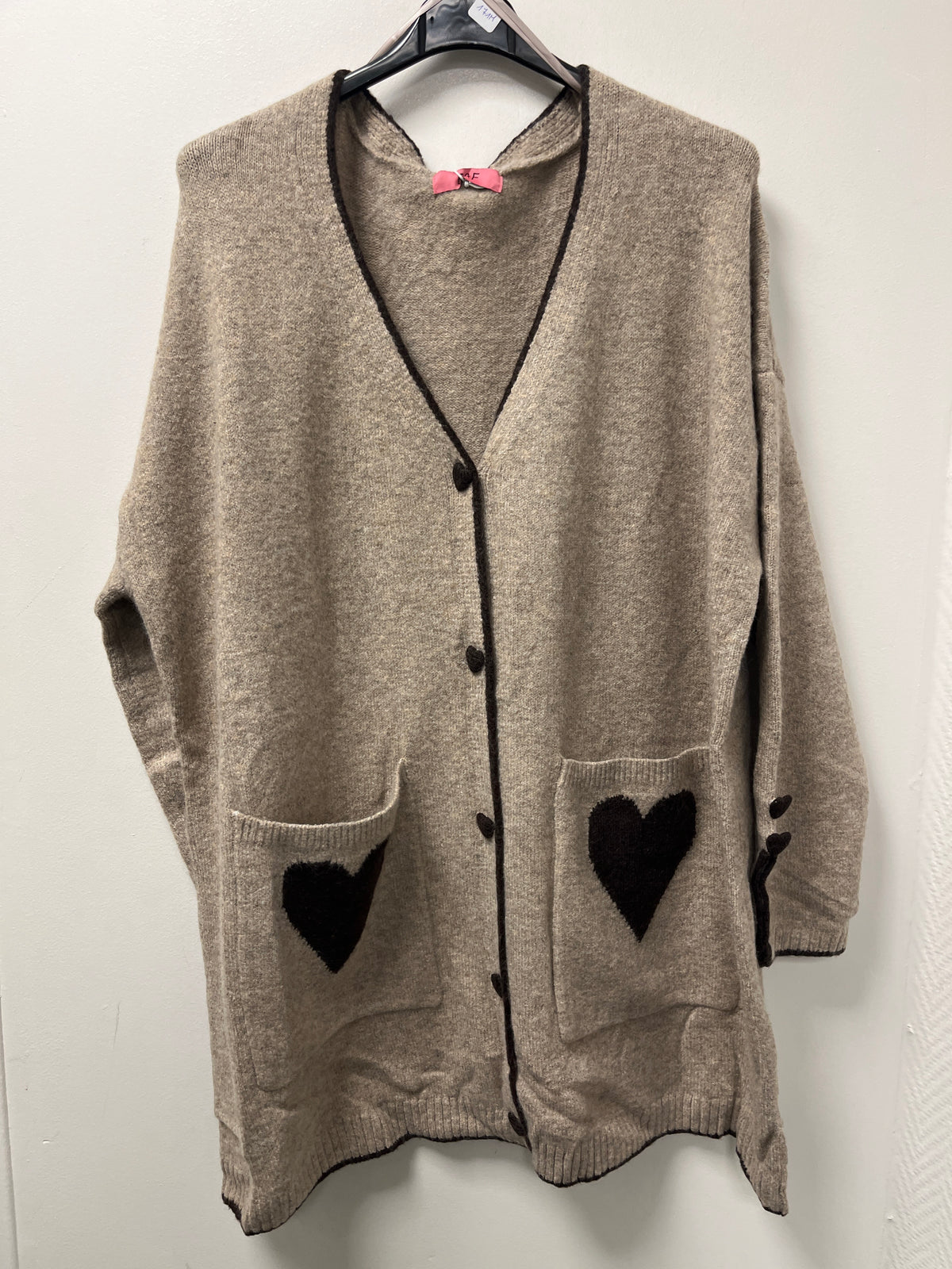6827 pull gilet cœur