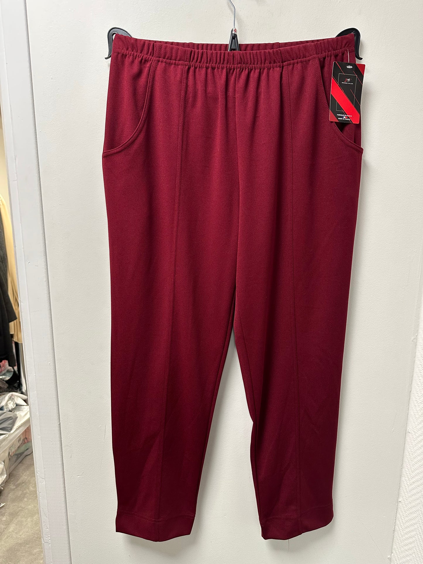 2319 pantalon, bordeaux