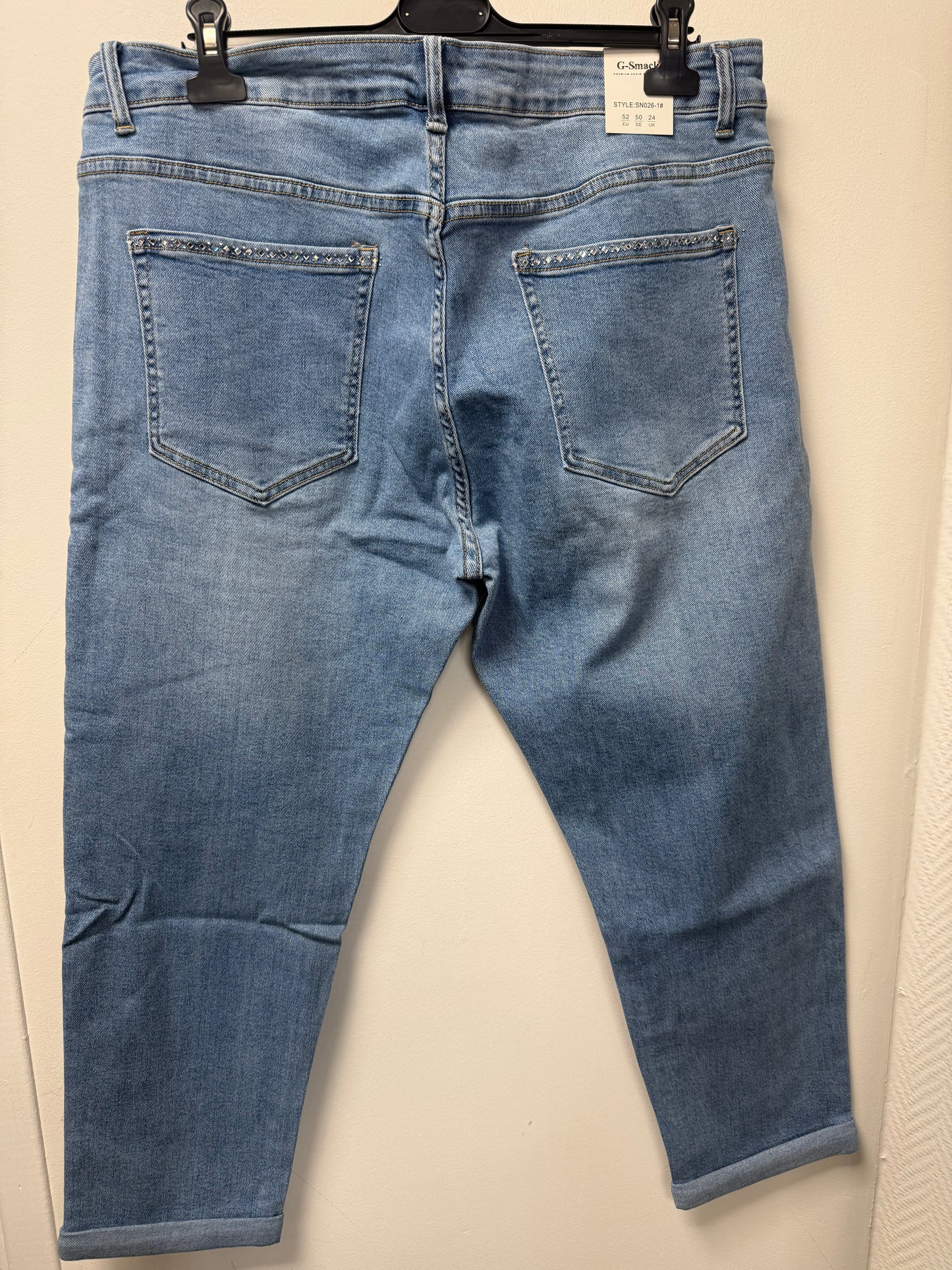 SN0261# jean bleu ciel
