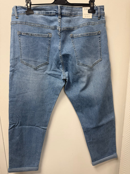 SN0261# jean bleu ciel✅