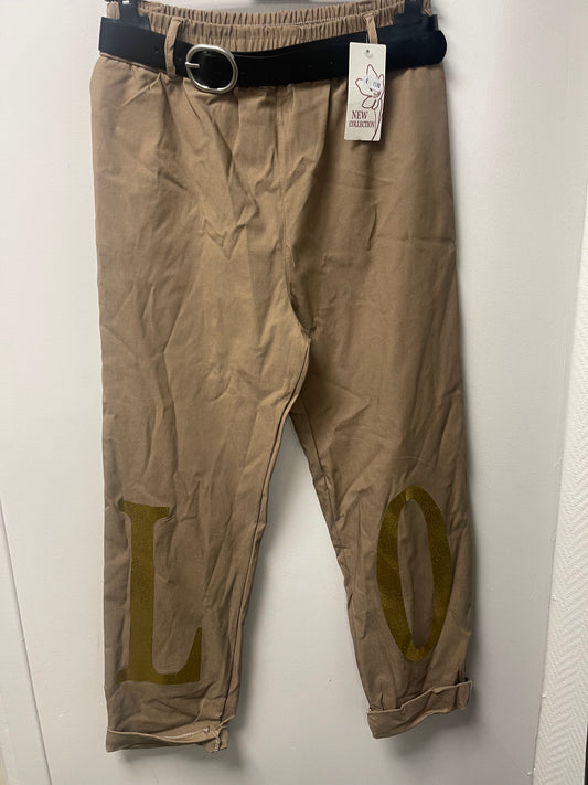 Pantalon motif love