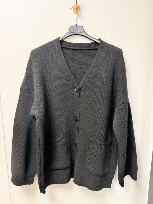 Gilet Oversize à Boutons- look cocooning