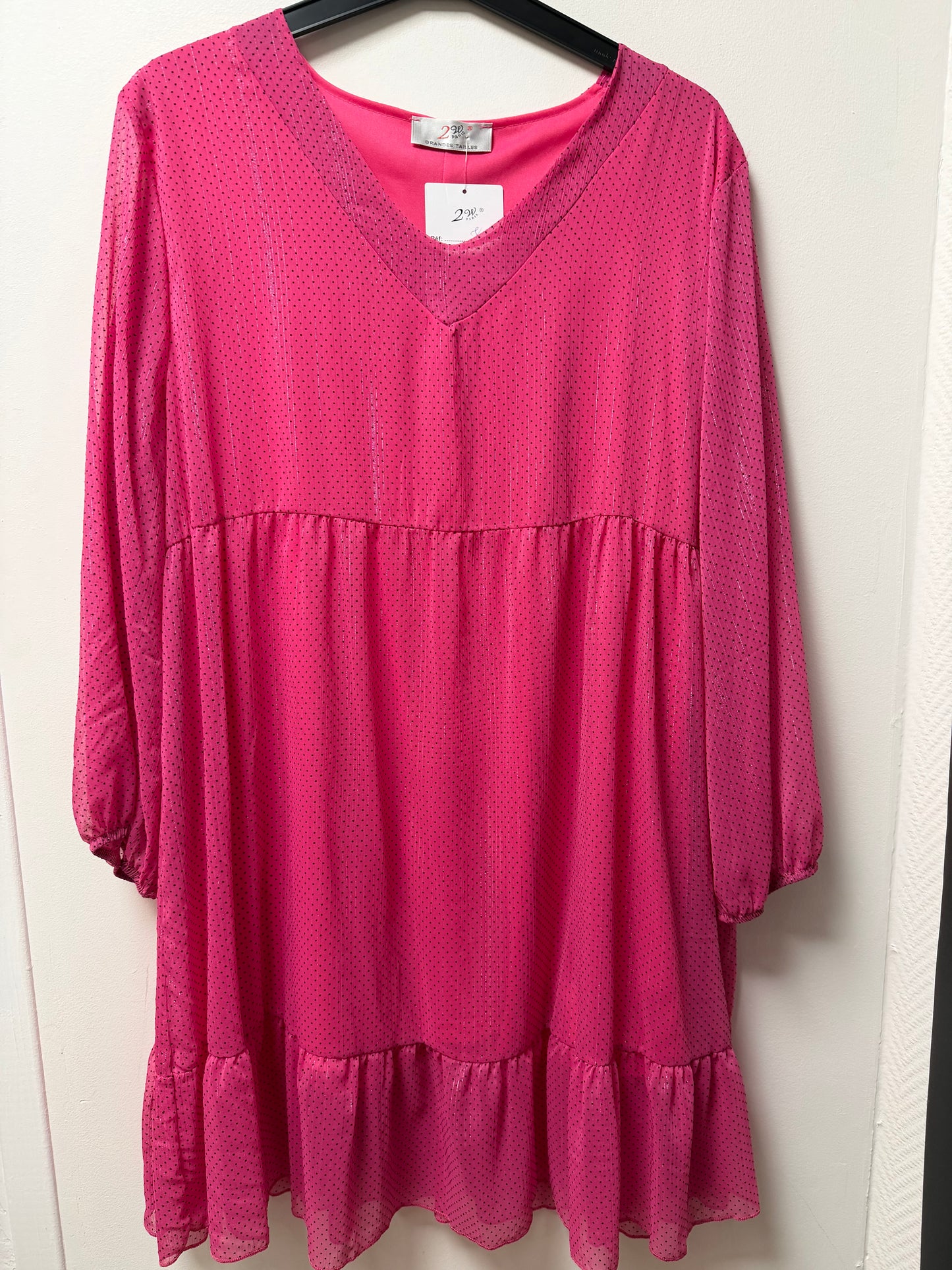 R1707 robe, petits pois