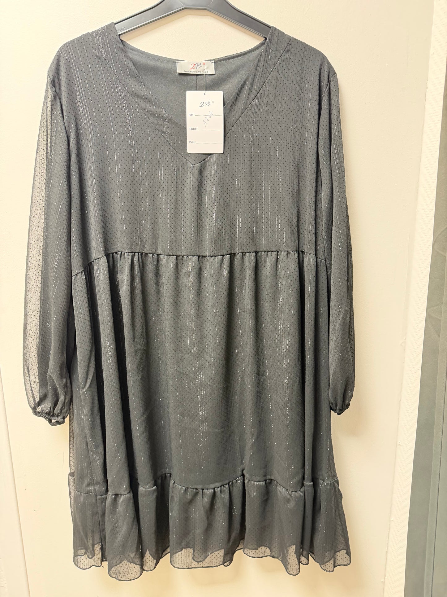 R1707 robe, petits pois