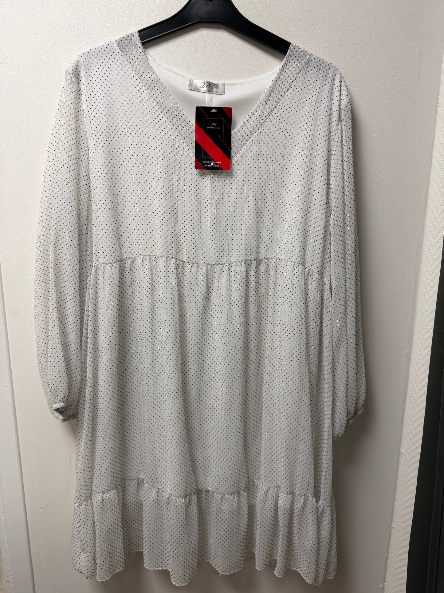 R1707 robe, petits pois