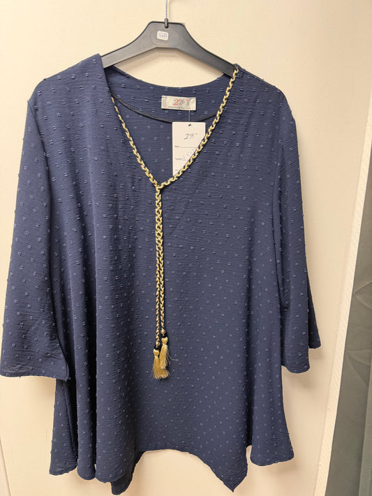 H5077 tunique, plumetis