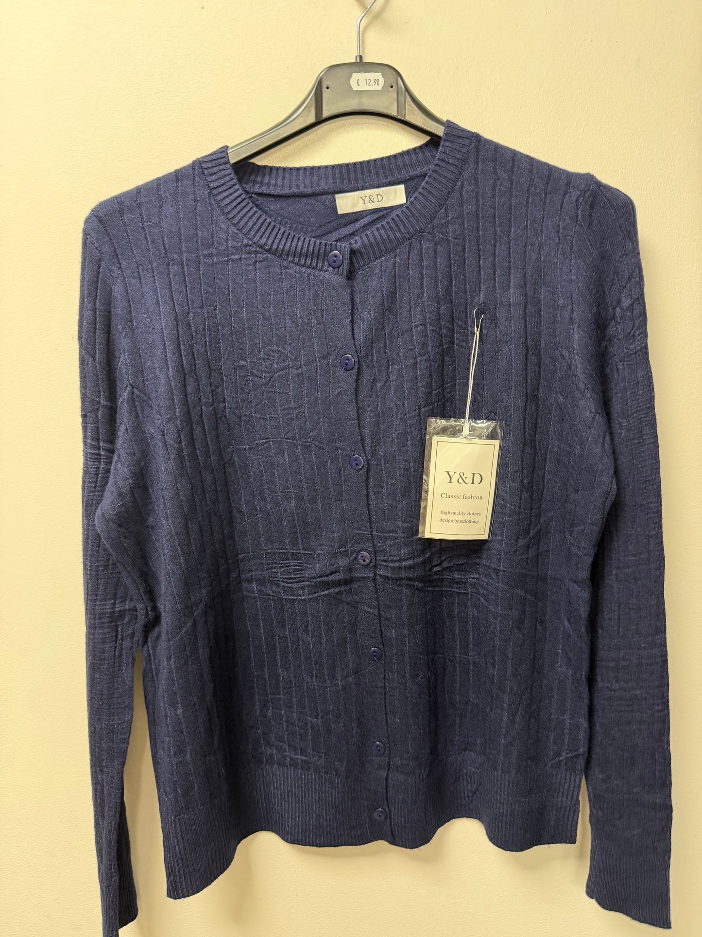 Gilet côtelé boutonné 2106