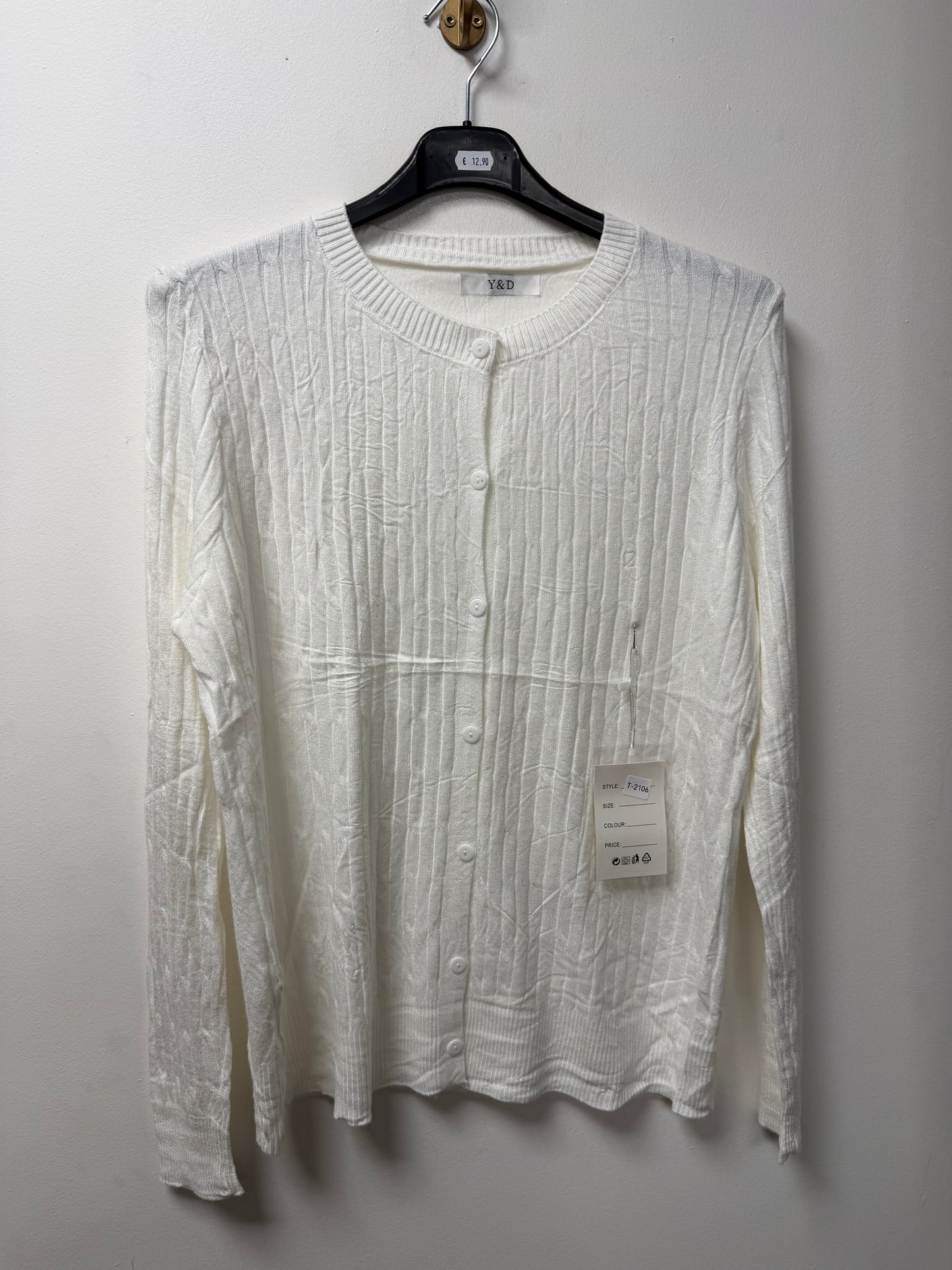 Gilet côtelé boutonné 2106