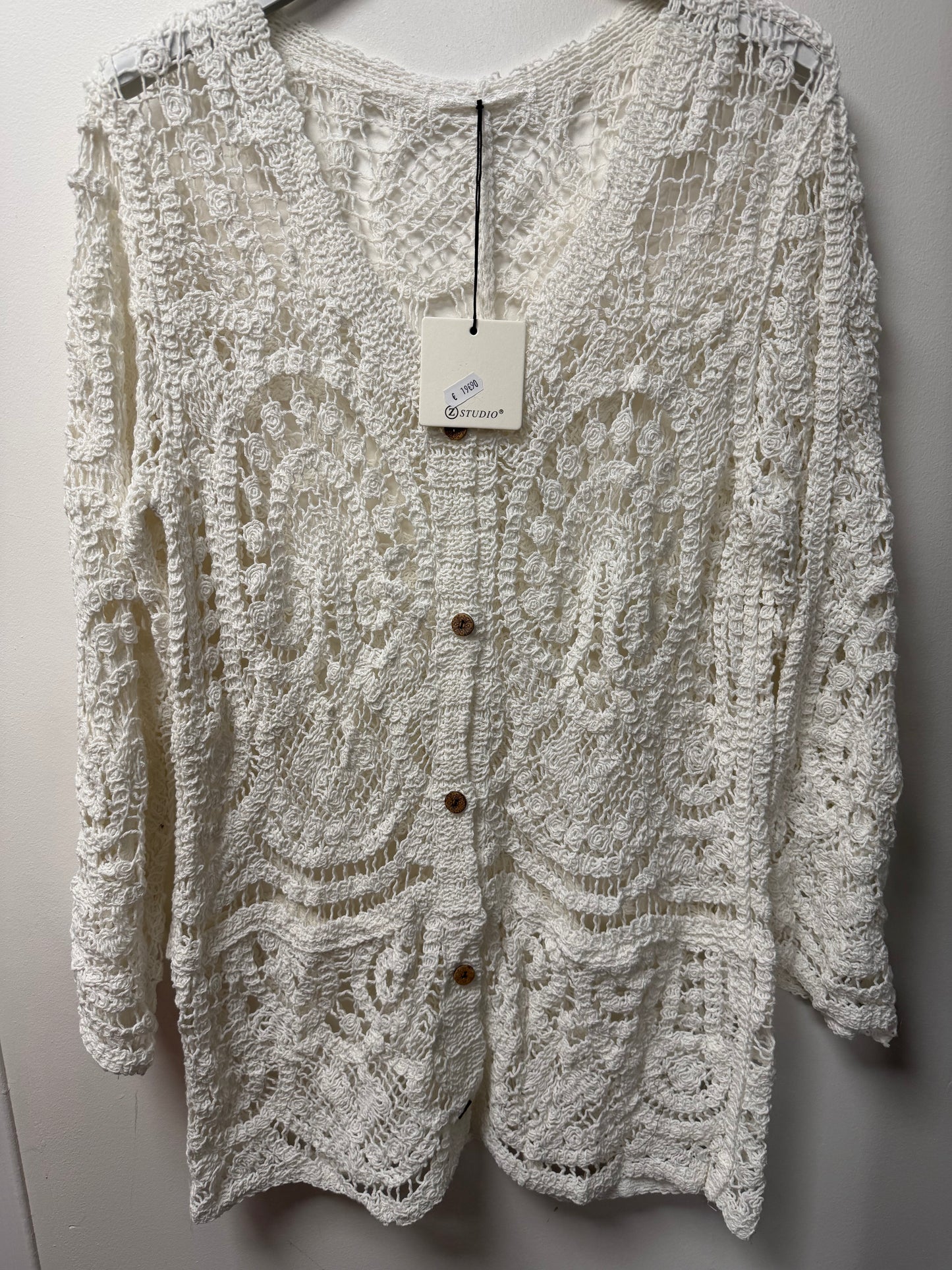 Gilet Long en Crochet