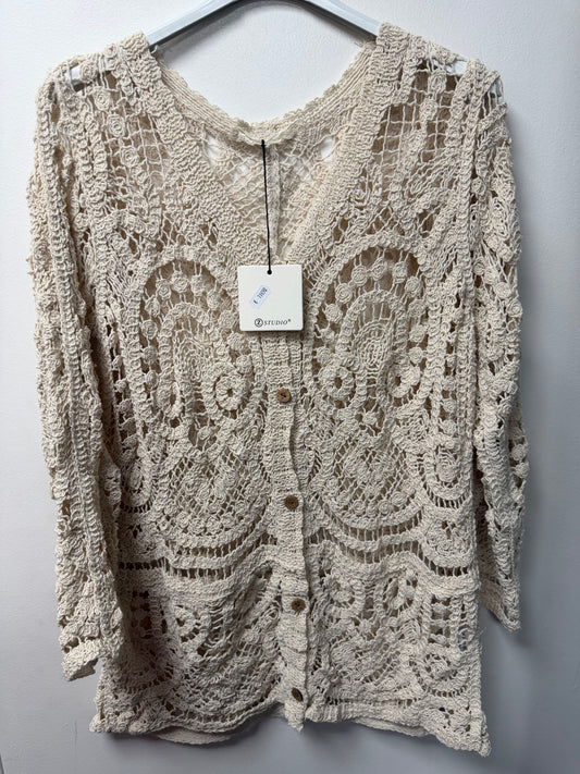 Gilet Long en Crochet