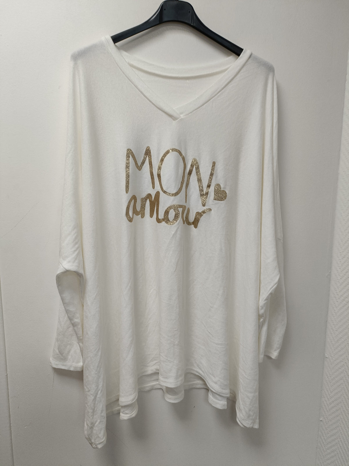 Magnifique pull de saison inscription mon amour
