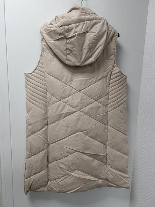 Doudoune sans manche beige