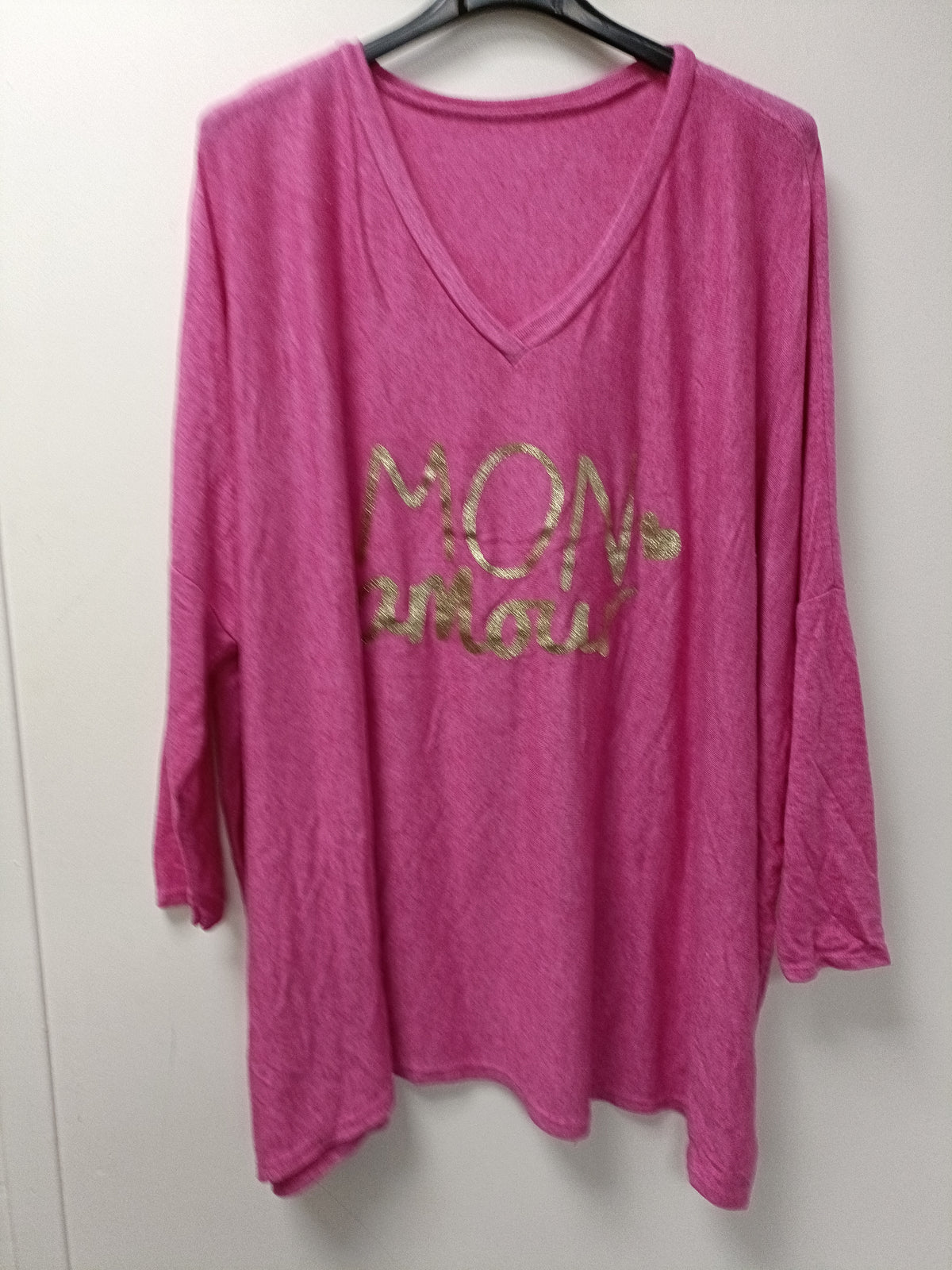 Magnifique pull de saison inscription mon amour