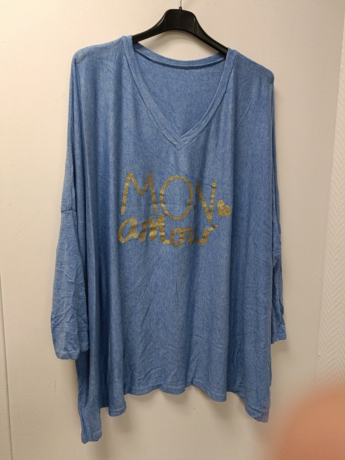 Magnifique pull de saison inscription mon amour