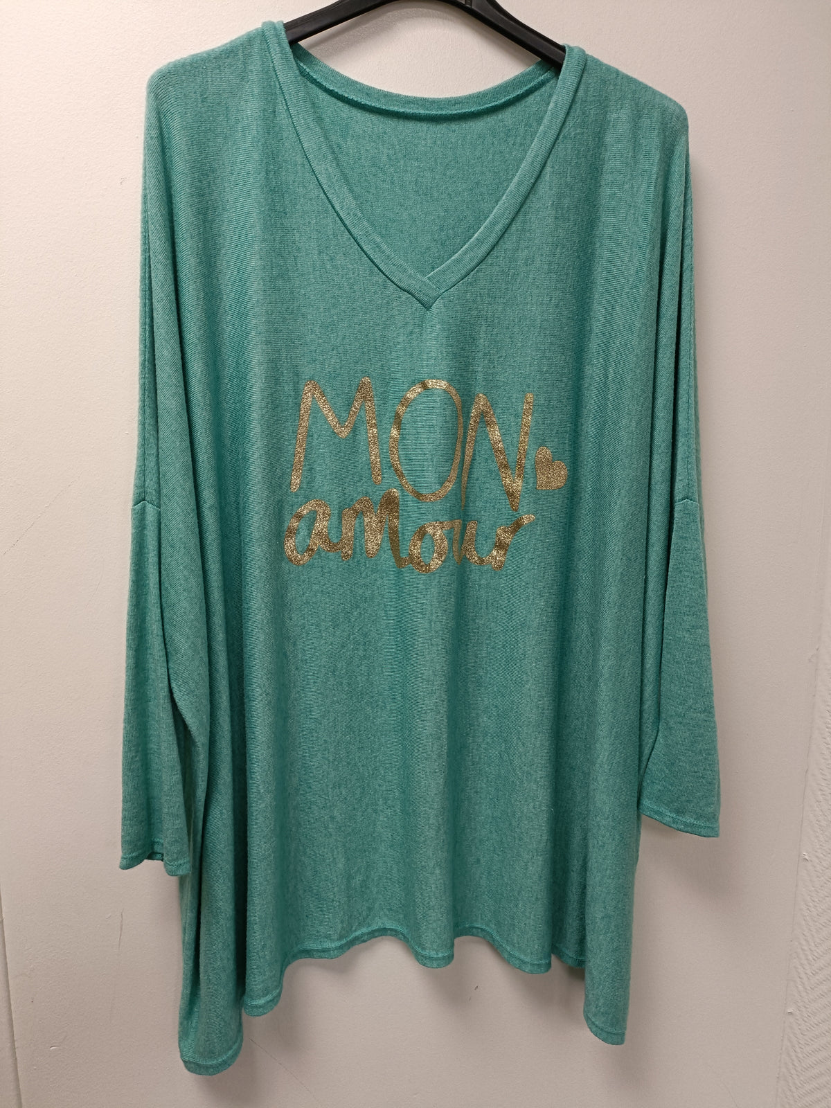 Magnifique pull de saison inscription mon amour