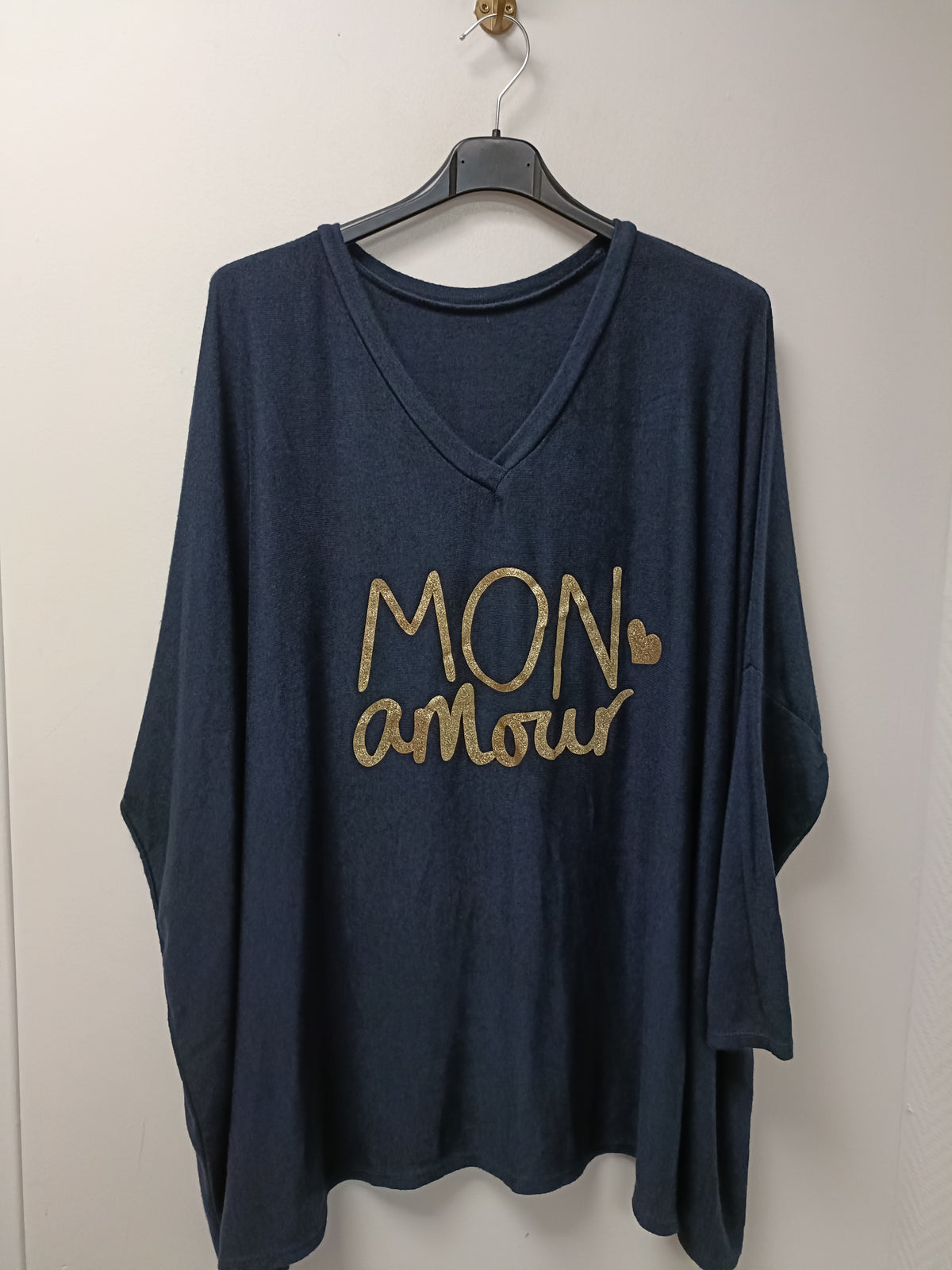 Magnifique pull de saison inscription mon amour